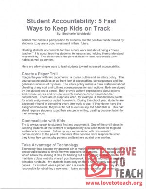 5 Fast Ways to Keep Kids on Track