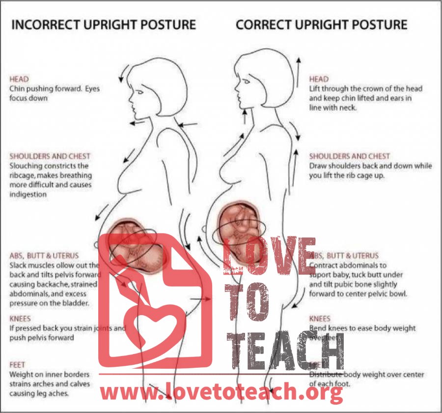 Pregnancy Posture Practice | LoveToTeach.org