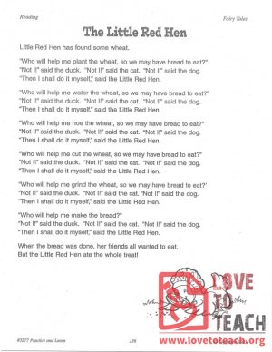The Little Red Hen - Full Text