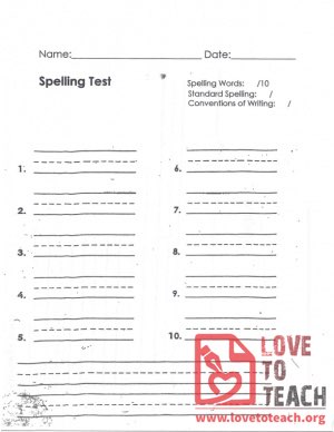 Spelling Test