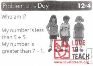 Comparing Numbers - Problem of the Day
