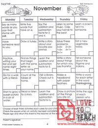 Weaning Chart | LoveToTeach.org | Free Printable Worksheets